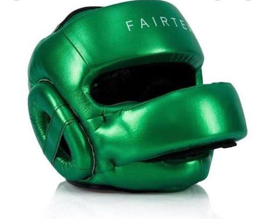 Fairtex Pro Sparring Head Guard HG17 Green
