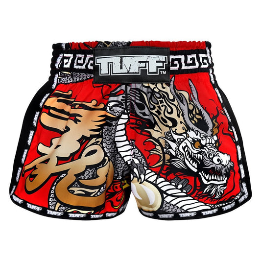Tuff Muay Thai Shorts TUF-MRS205-Red