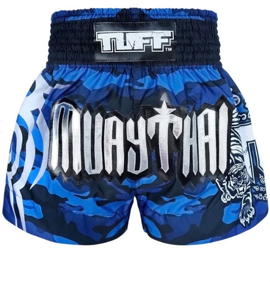 Tuff Muay Thai Shorts TUF-MS640 BLU