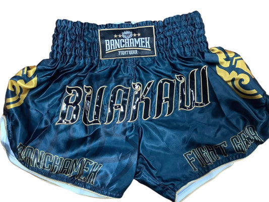 Buakaw Shorts BSH 4 Green Blue Shade