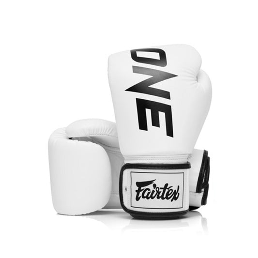 Fairtex Boxing Gloves BGV1 "ONE" White