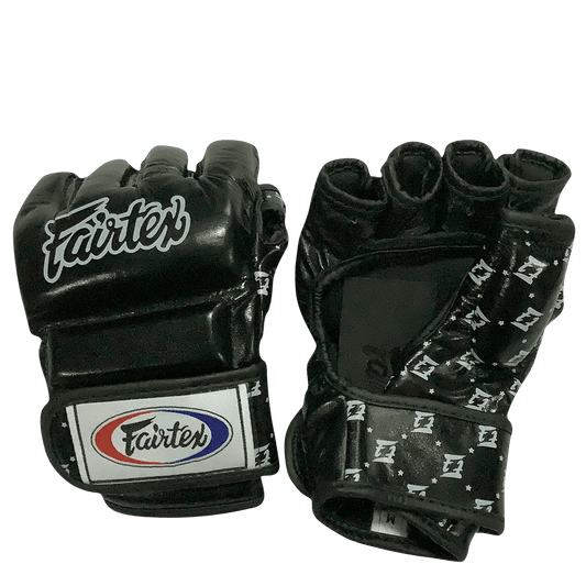 Fairtex Boxing Gloves MMA FGV17 Split Knuckles Black