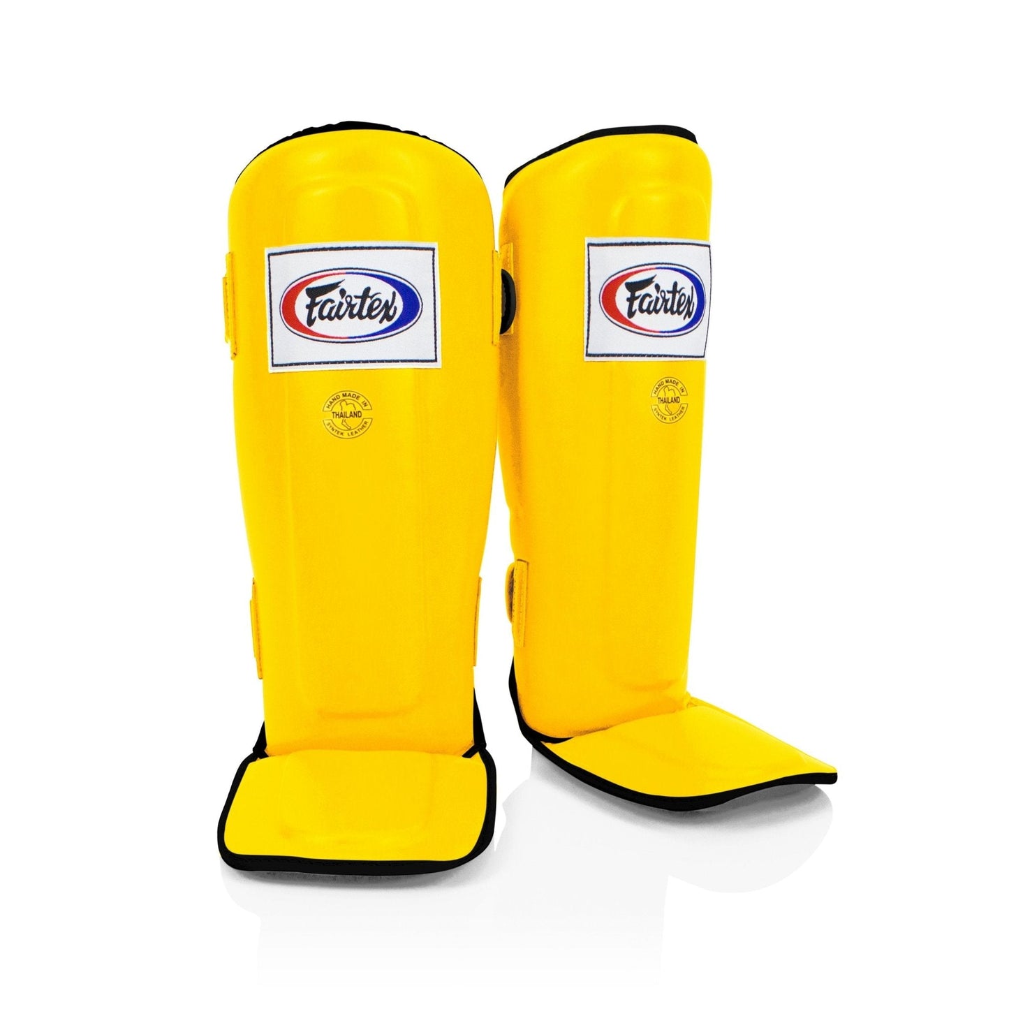 Fairtex Shinguards SP3 Yellow IN-STEP DOUBLE PADDED PROTECTOR