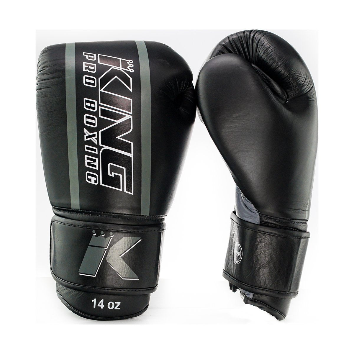 King Pro Boxing Gloves ELITE1 Grey/Black King Pro Boxing